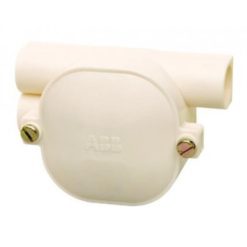 Haf 4209-D ronde lasdoos topdoos dubbel links