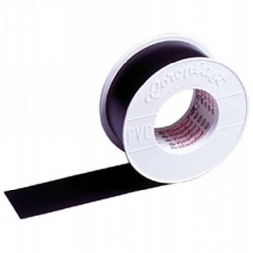 Coroplast 302 zelfklevende tape 15mmx25m PVC Zwart