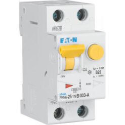 Eaton PKN6-25/1N/B/003-A-M aardlekautomaat B25 1P+N 30mA