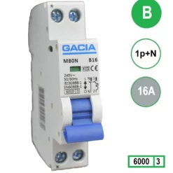 Gacia M80N-B16 automaat 1P+N B16A