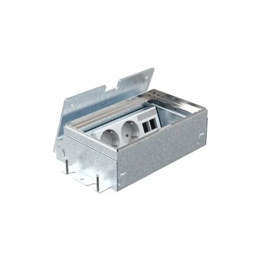 HPL Smartbox+ 583.0132 vloercontactdoos 65mm 2xWCD+2xDatasp.- deksel inleg 7mm